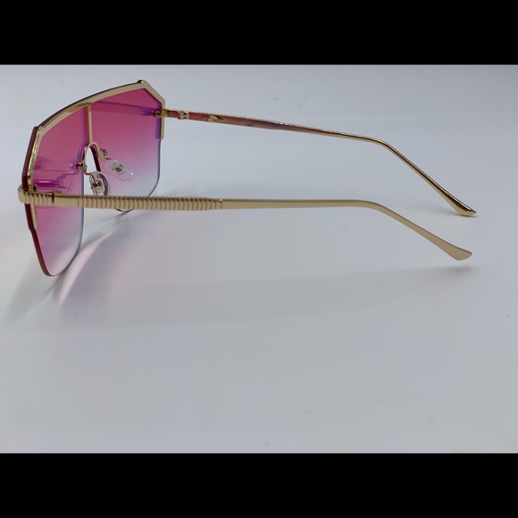 "Dream Girl" Orange Mirrored Sunglasses - Picture 6 of 8